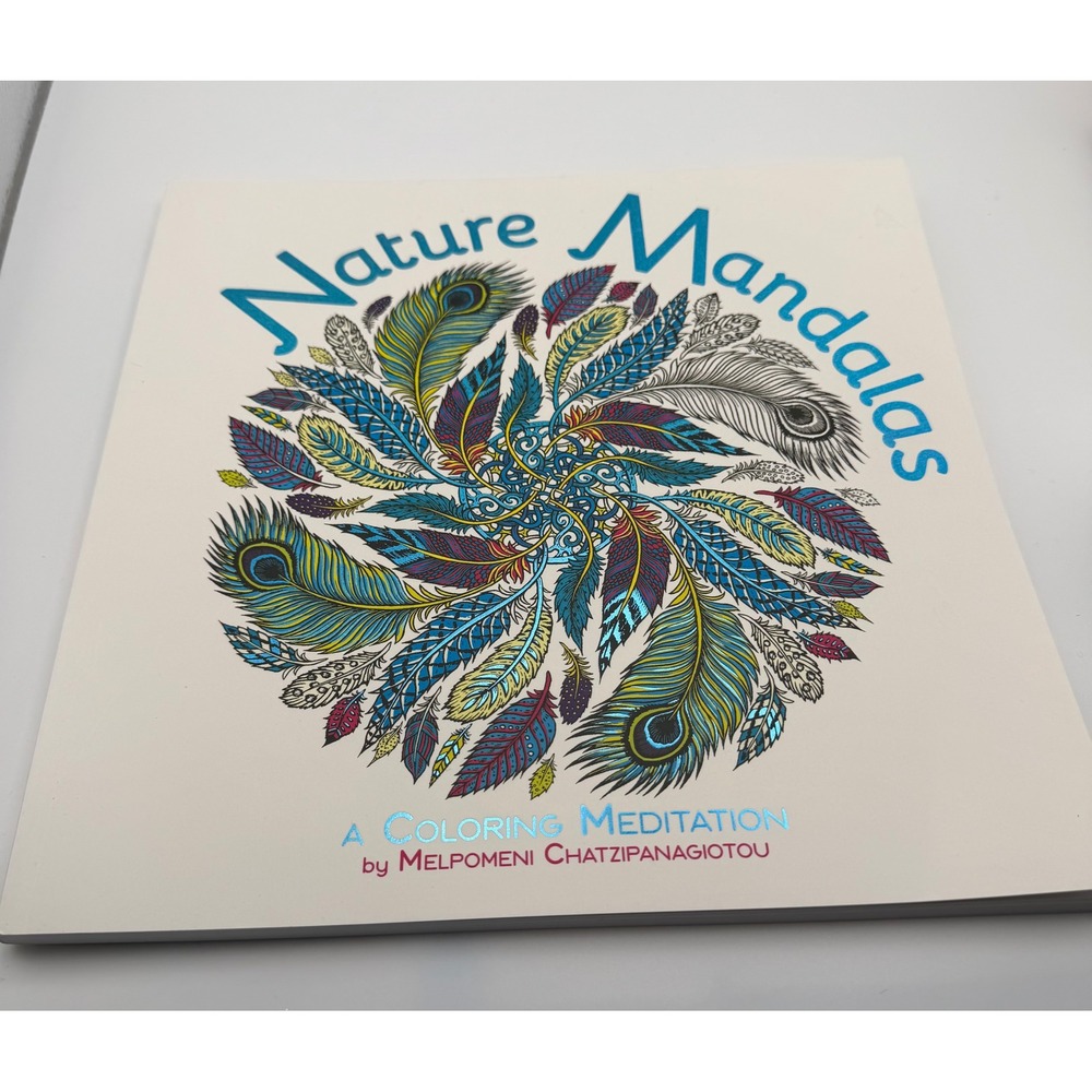 Nature Mandalas A Coloring Meditation Melpomeni Chatzipanagiotou Paperback Book